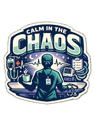 Calm In The Chaos Tee — art by hank