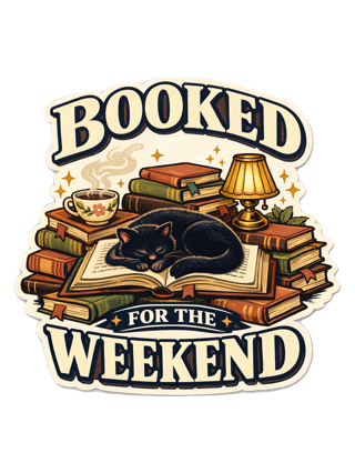 Booked For The Weekend Tee — art by margaux