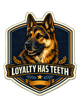 Loyalty Has Teeth Tee — art by june
