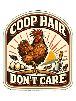 Coop Hair Don't Care Tee — art by june