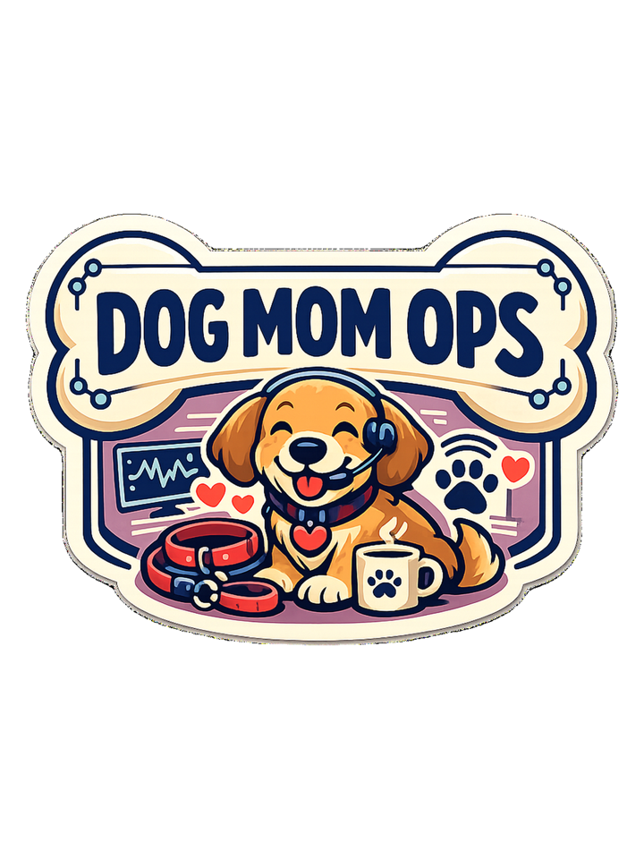Dog Mom Ops Tee — dogmom t-shirt design by June