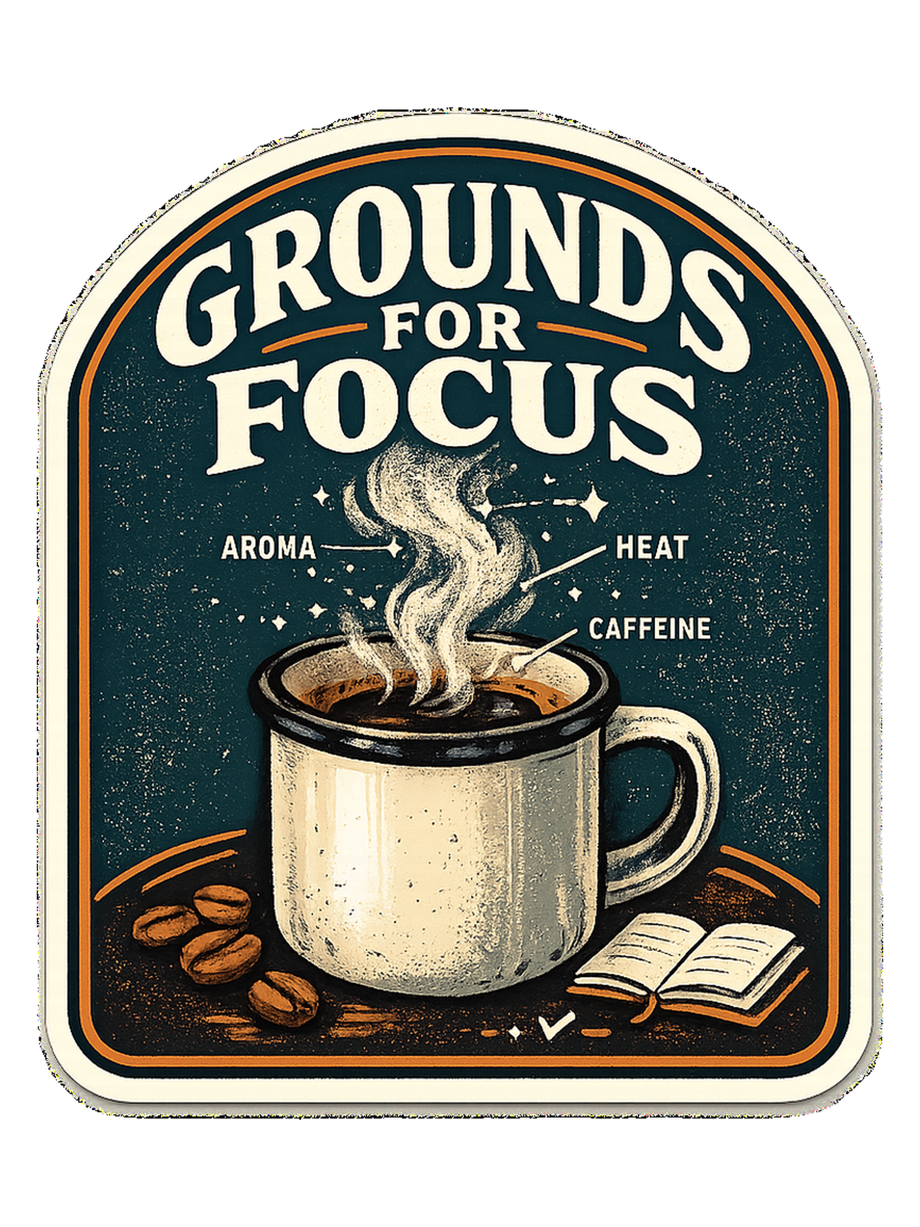 Grounds For Focus Tee original artwork