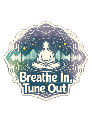 Breathe In, Tune Out Tee — art by margaux