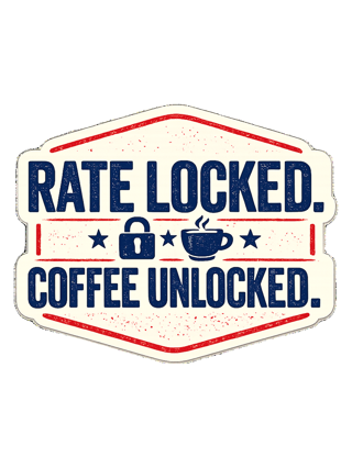 RATE LOCKED. COFFEE UNLOCKED. — art by Bazzai Studio