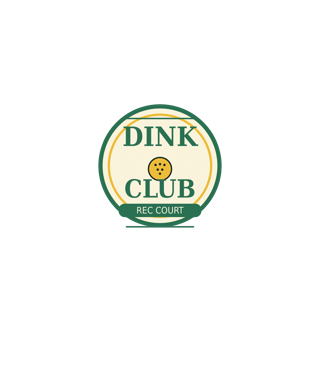 Dink Club Small Crest Pickleball Tee — art by fable-pilot-small