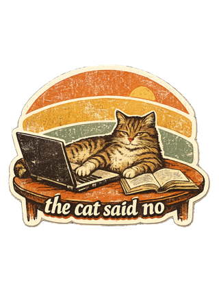 The Cat Said No Tee — art by margaux