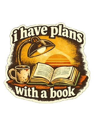 I Have Plans With A Book Tee — art by margaux