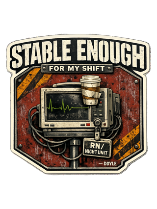 Stable Enough For My Shift Tee — art by hank