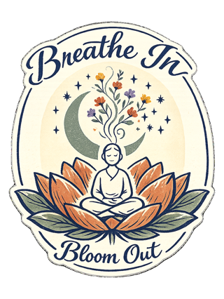 Breathe In, Bloom Out Tee — art by margaux