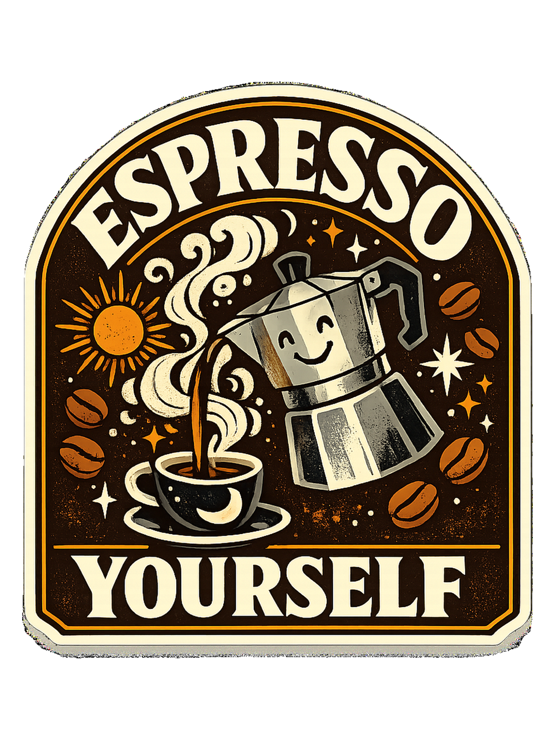 Espresso Yourself Tee original artwork