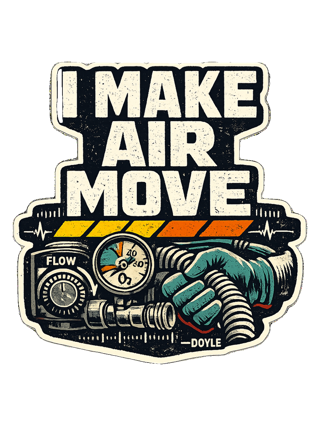 I Make Air Move Tee — art by hank