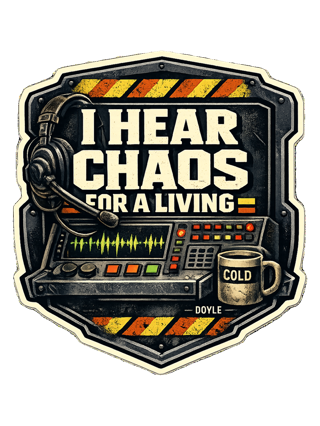 I Hear Chaos For A Living Tee — art by hank