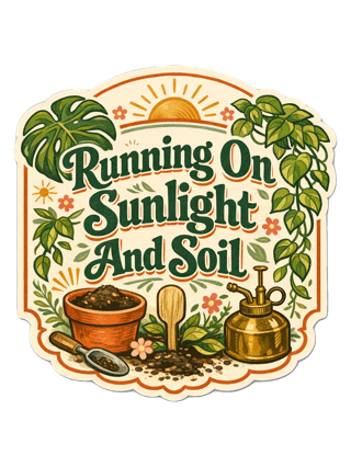 Running On Sunlight And Soil Tee — art by margaux