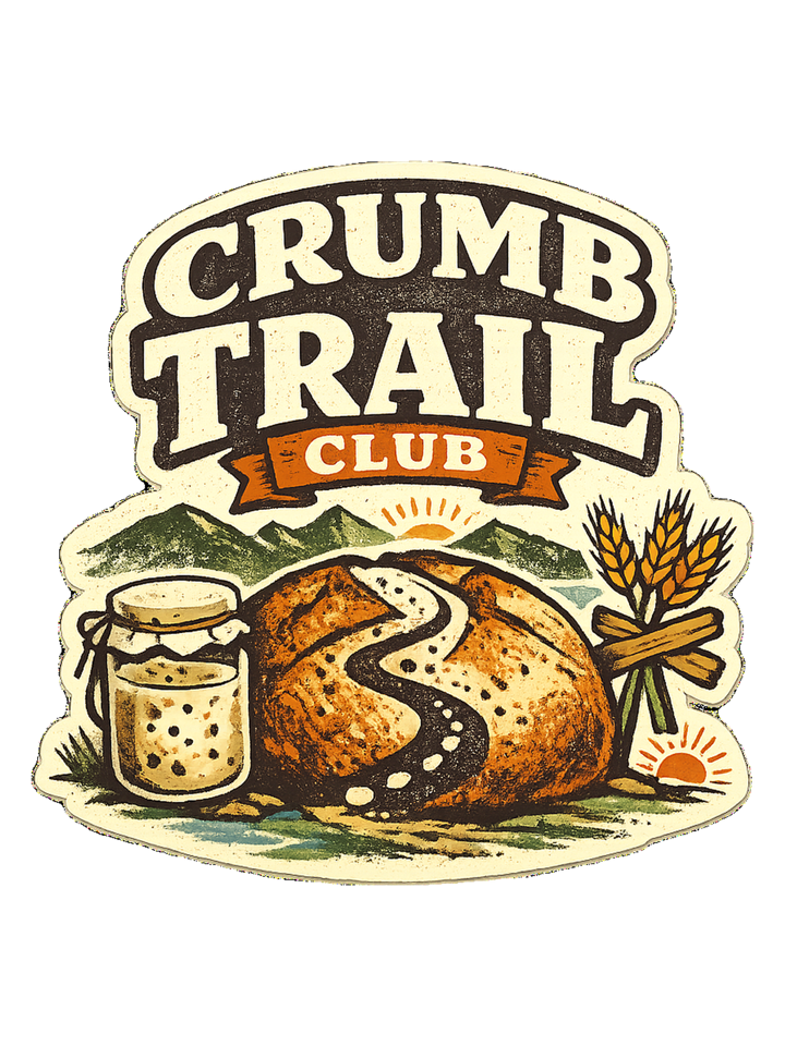 Crumb Trail Club Tee — sourdough t-shirt design by Sol
