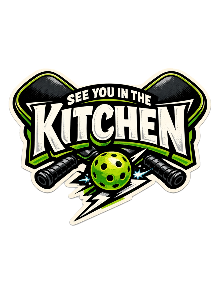 See You In The Kitchen Tee — pickleball t-shirt design by Reggie