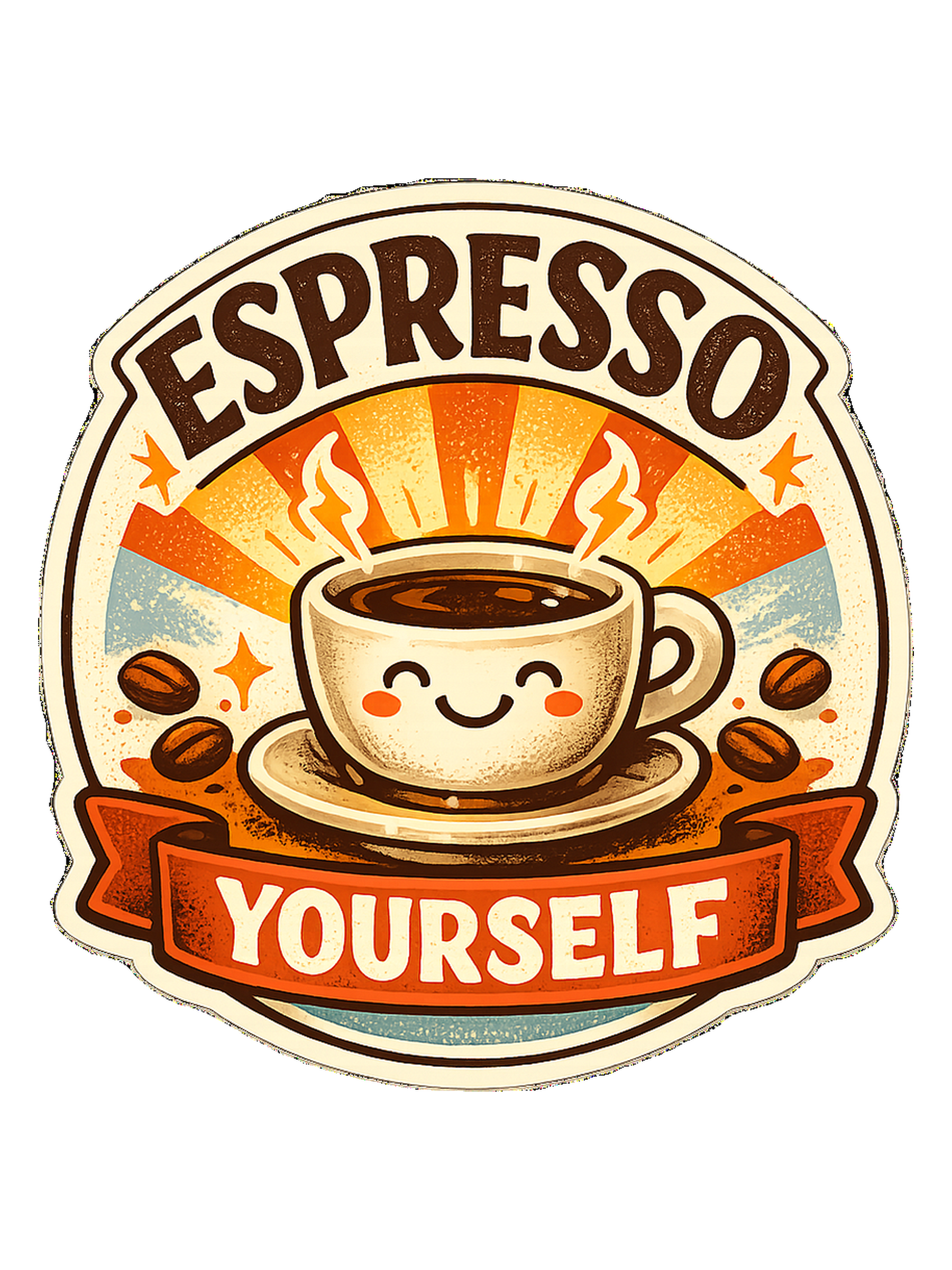 Espresso Yourself Tee original artwork