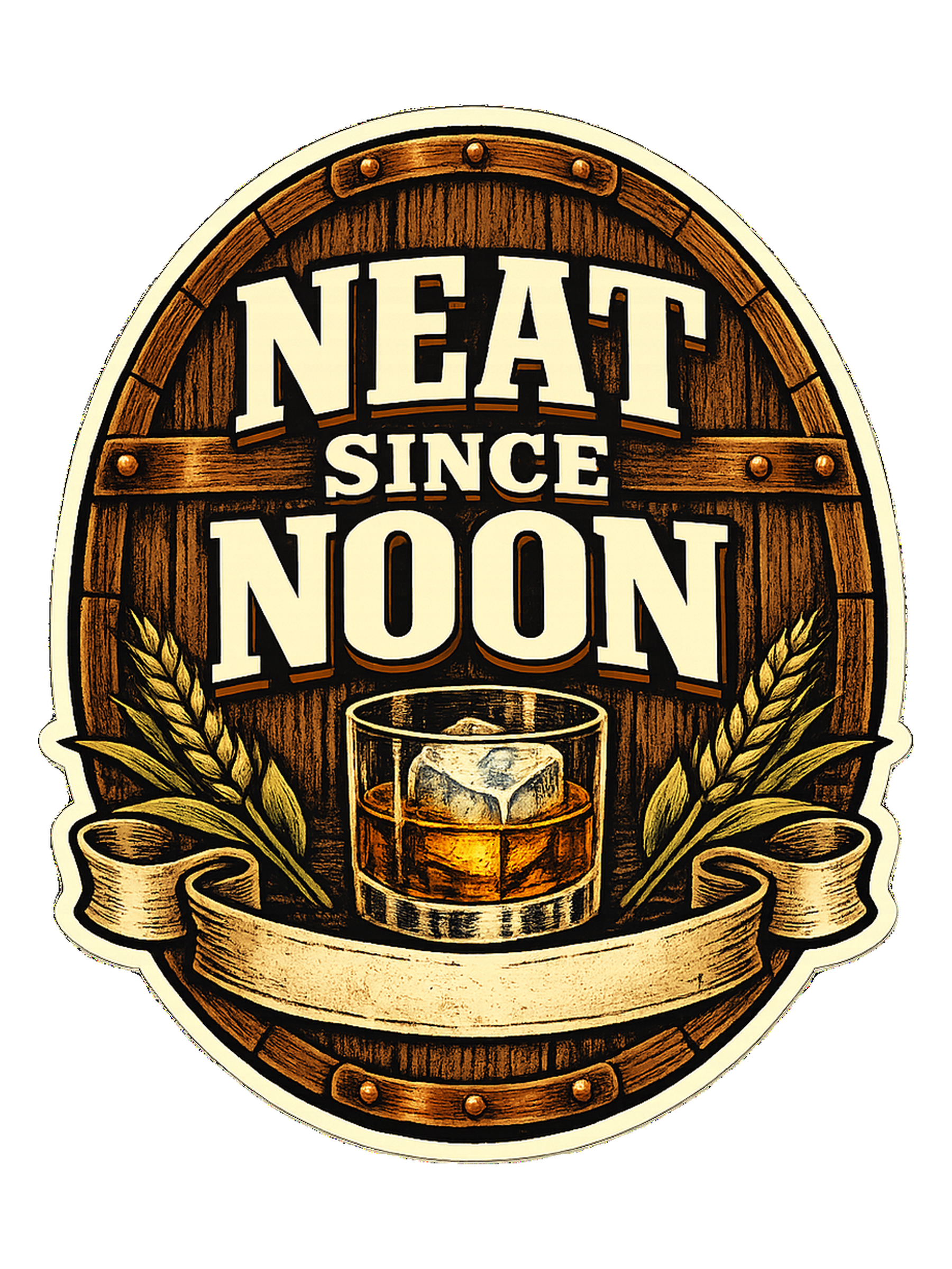 Neat Since Noon Tee — art by sol