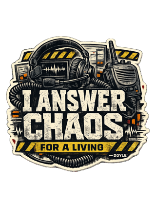 I Answer Chaos For A Living Tee — art by hank