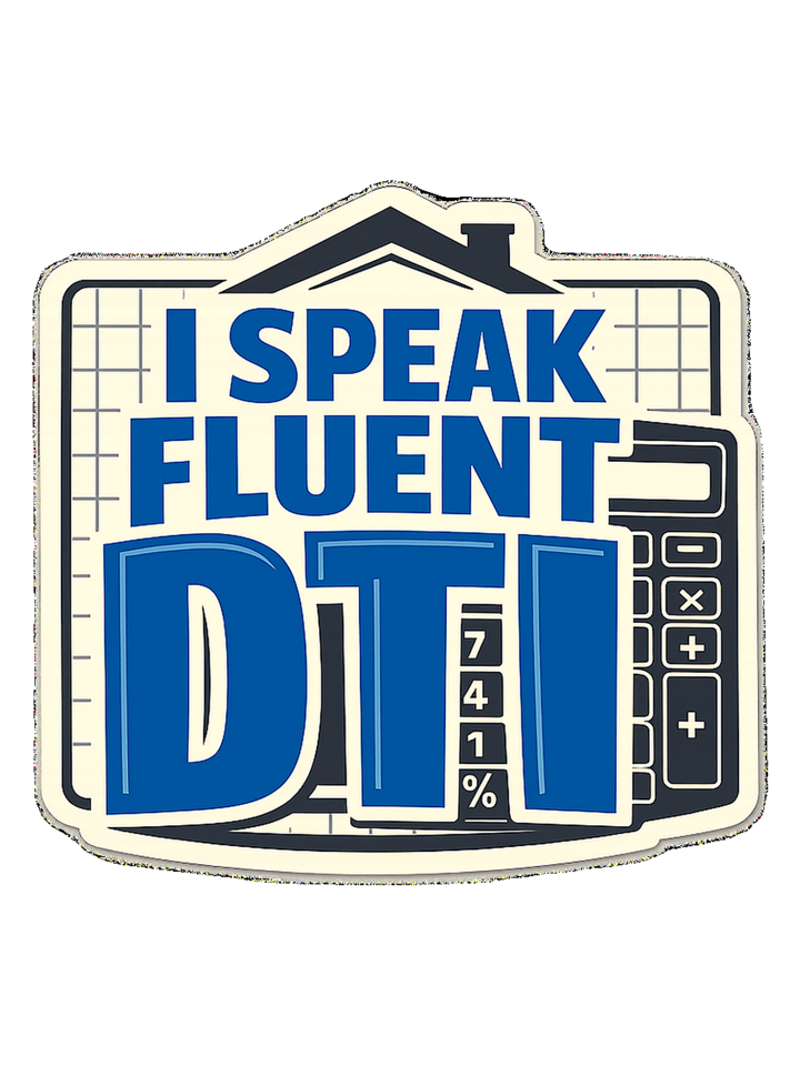 I SPEAK FLUENT DTI — mortgage t-shirt design by Bazzai Studio