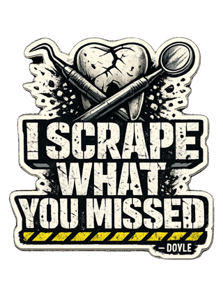 I Scrape What You Missed Tee — art by hank