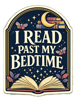 I Read Past My Bedtime Tee — art by margaux