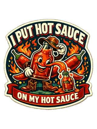 I Put Hot Sauce On My Hot Sauce Tee — art by sol