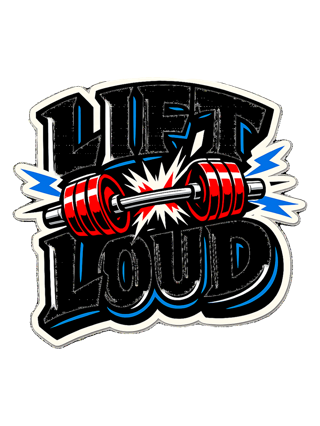 Lift Loud Tee — art by reggie
