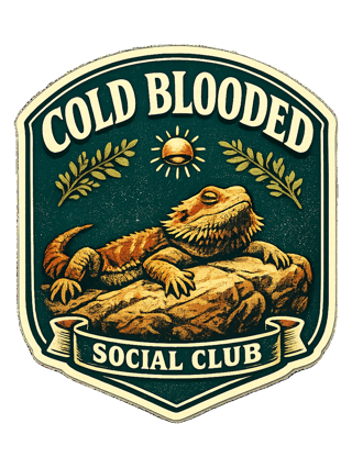 Cold Blooded Social Club Tee — art by june
