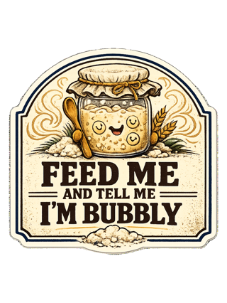 Feed Me And Tell Me I'm Bubbly Tee — art by sol