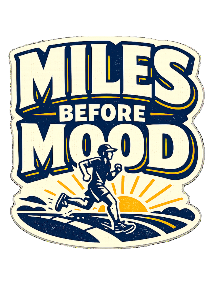 Miles Before Mood Tee — running t-shirt design by Reggie