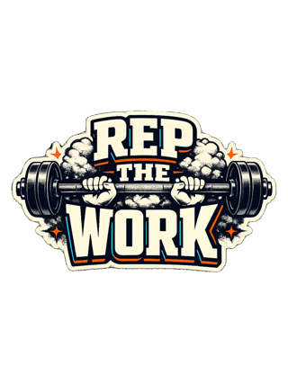 A bold barbell gym tee for lifters who believe the reps are the whole point. — art by reggie