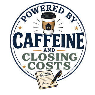 POWERED BY CAFFEINE AND CLOSING COSTS — art by Bazzai Studio