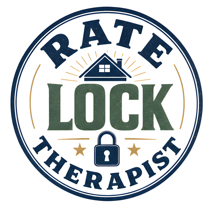 RATE LOCK THERAPIST — mortgage t-shirt design by Bazzai Studio