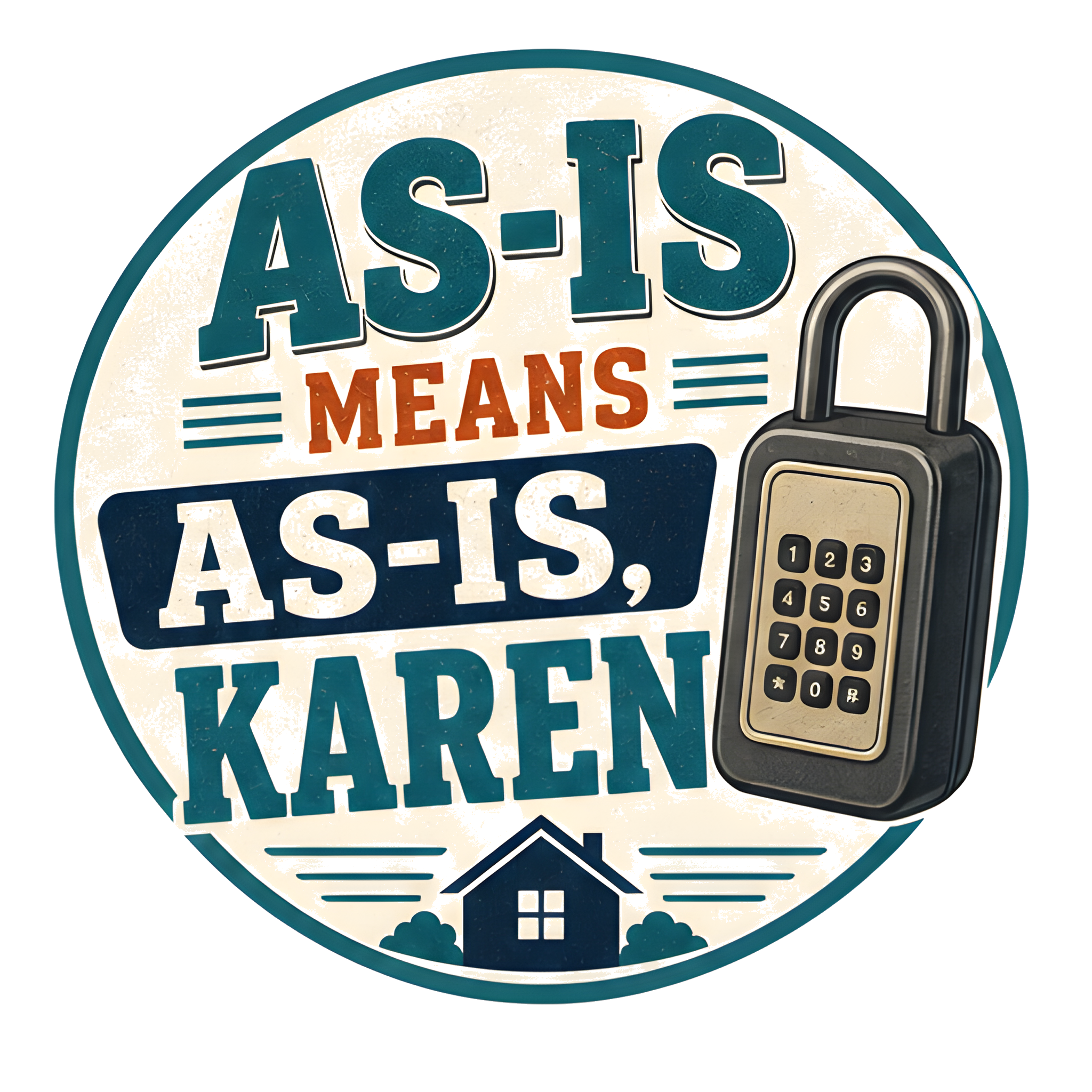 AS-IS MEANS AS-IS, KAREN original artwork