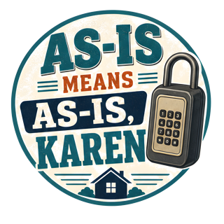 AS-IS MEANS AS-IS, KAREN — art by Bazzai Studio