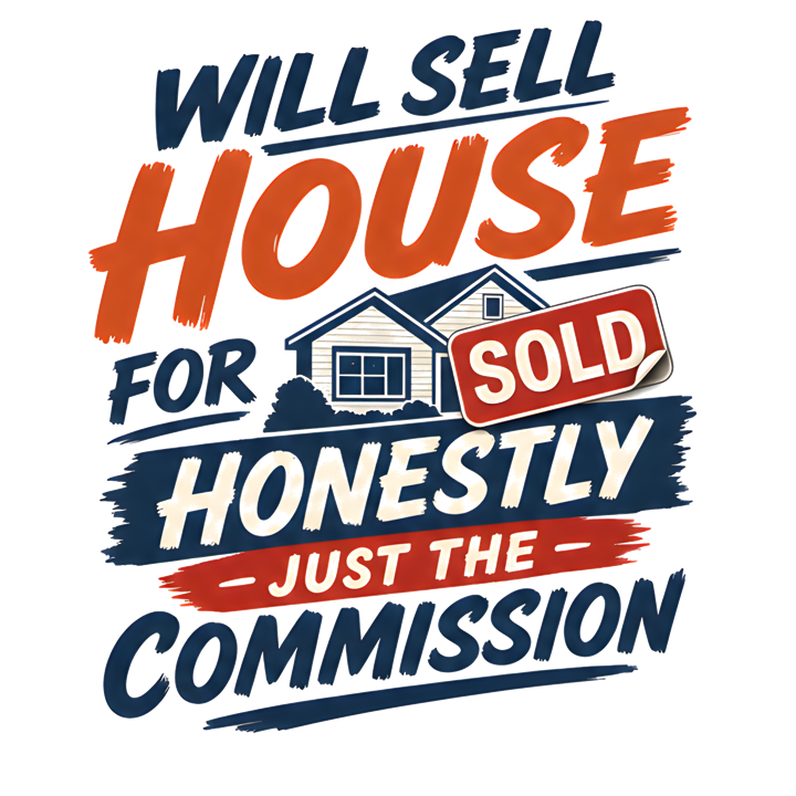 WILL SELL HOUSE FOR HONESTLY JUST THE COMMISSION — mortgage t-shirt design by Bazzai Studio