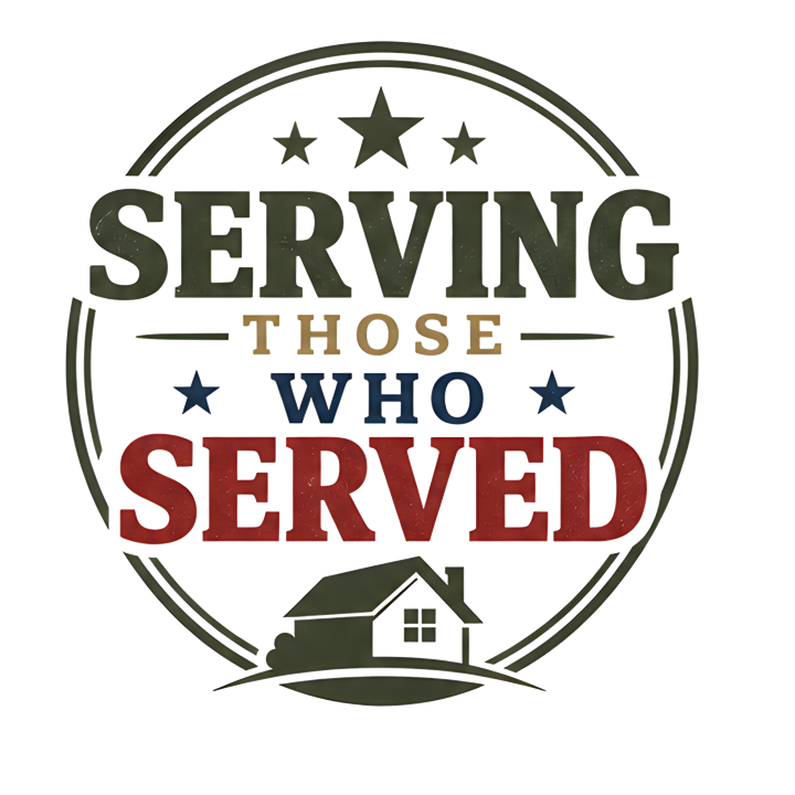 SERVING THOSE WHO SERVED — mortgage t-shirt design by Bazzai Studio