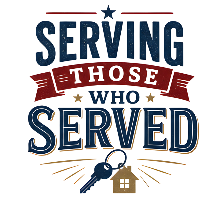 SERVING THOSE WHO SERVED — mortgage t-shirt design by Bazzai Studio