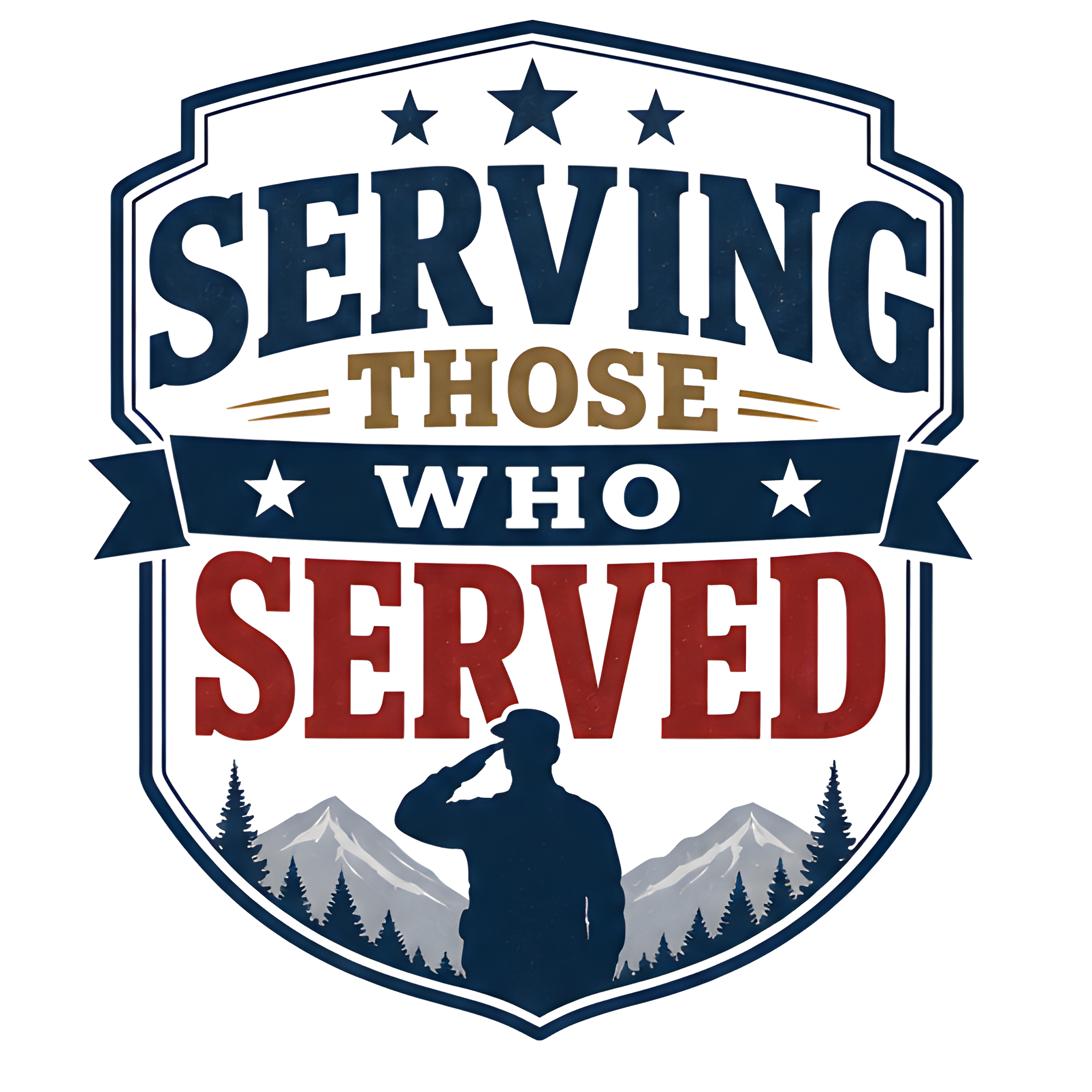SERVING THOSE WHO SERVED original artwork