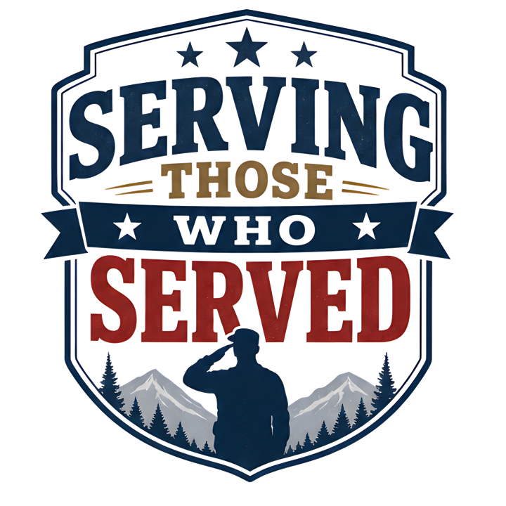 SERVING THOSE WHO SERVED — mortgage t-shirt design by Bazzai Studio