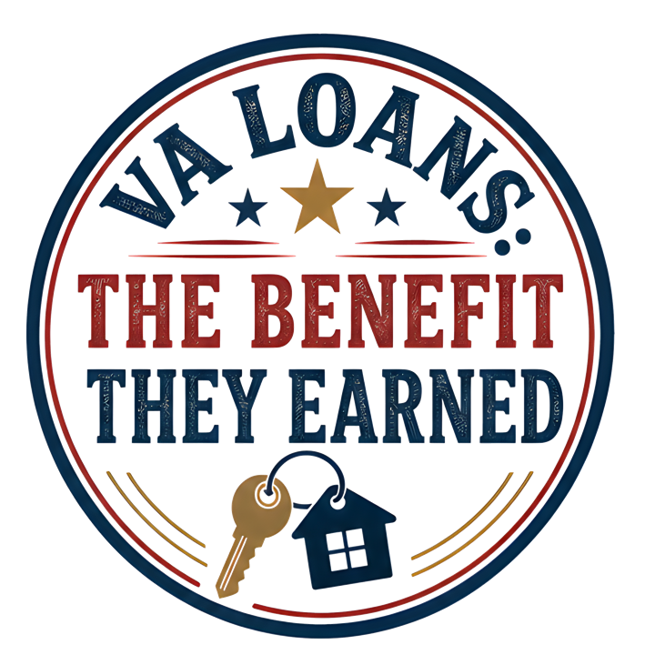 VA LOANS: THE BENEFIT THEY EARNED — mortgage t-shirt design by Bazzai Studio