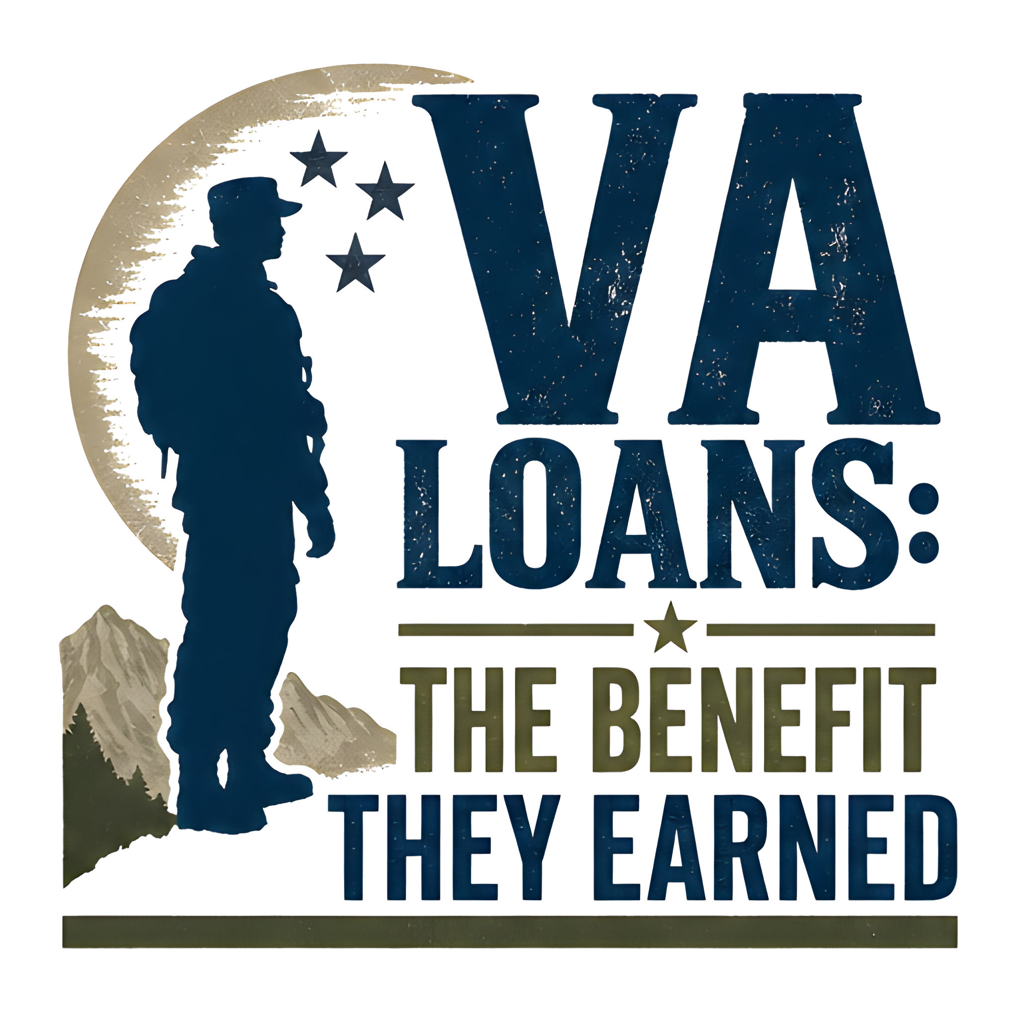 VA LOANS: THE BENEFIT THEY EARNED original artwork