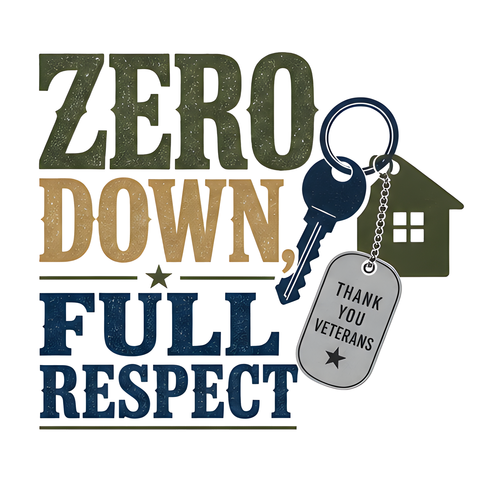 ZERO DOWN, FULL RESPECT original artwork