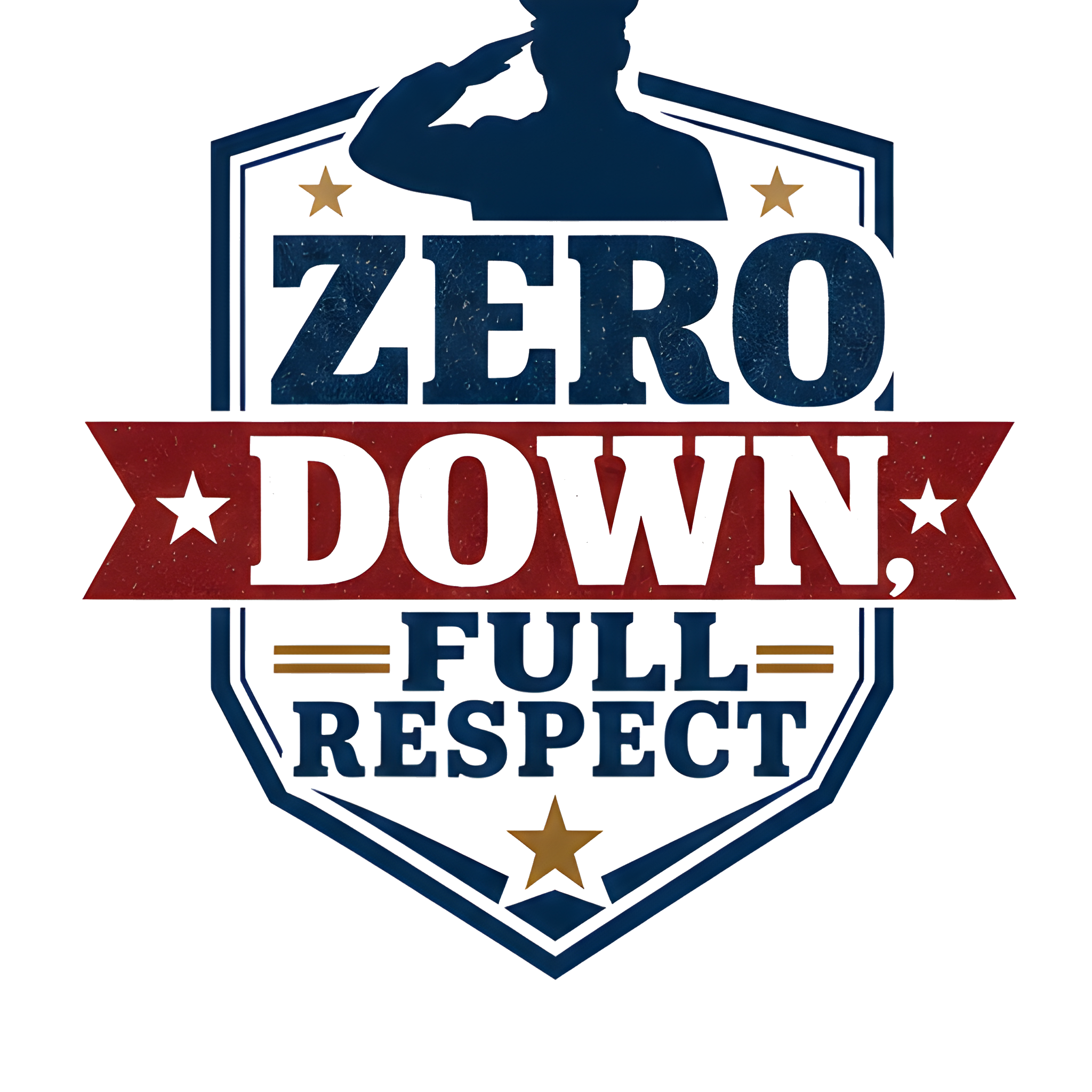 ZERO DOWN, FULL RESPECT original artwork