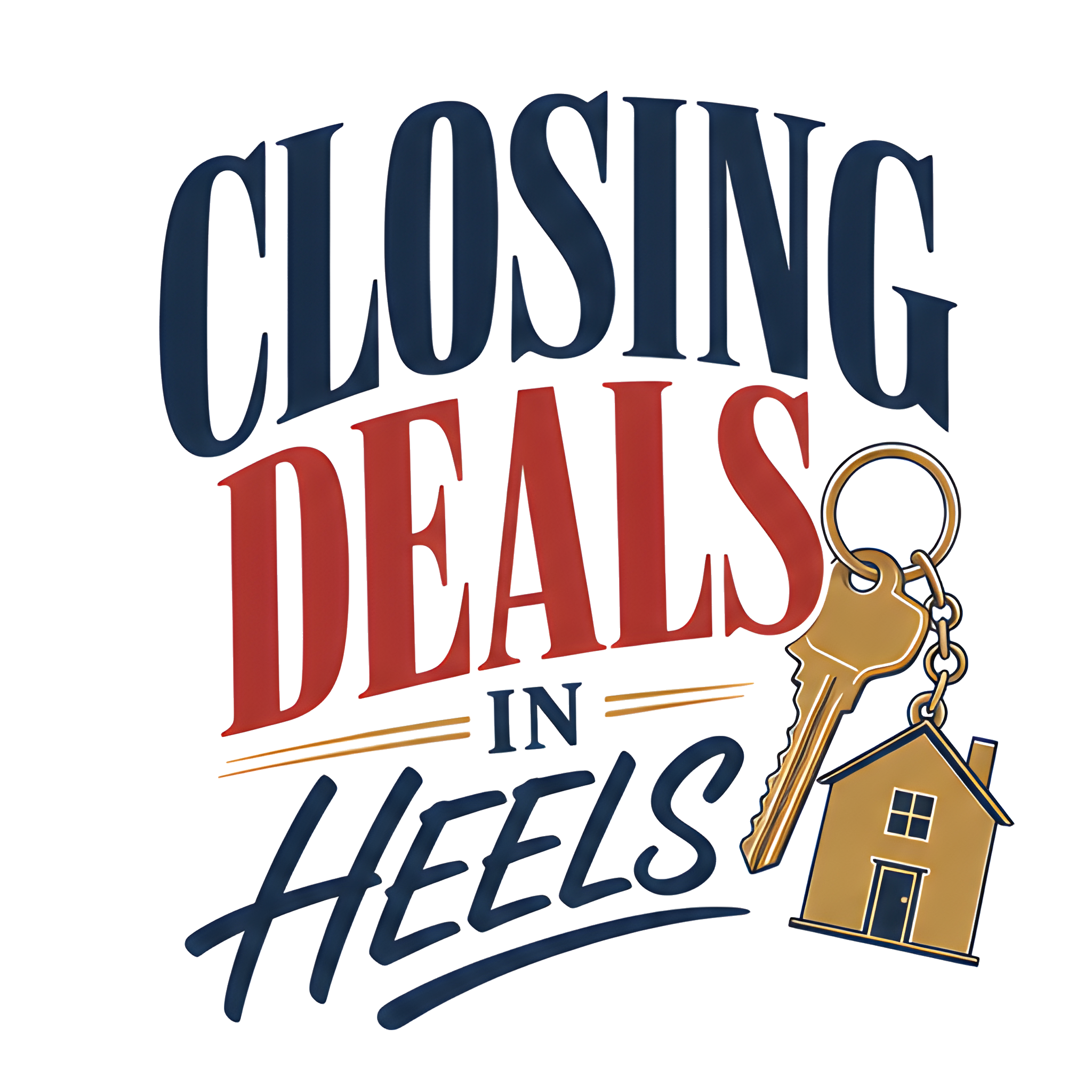 CLOSING DEALS IN HEELS original artwork