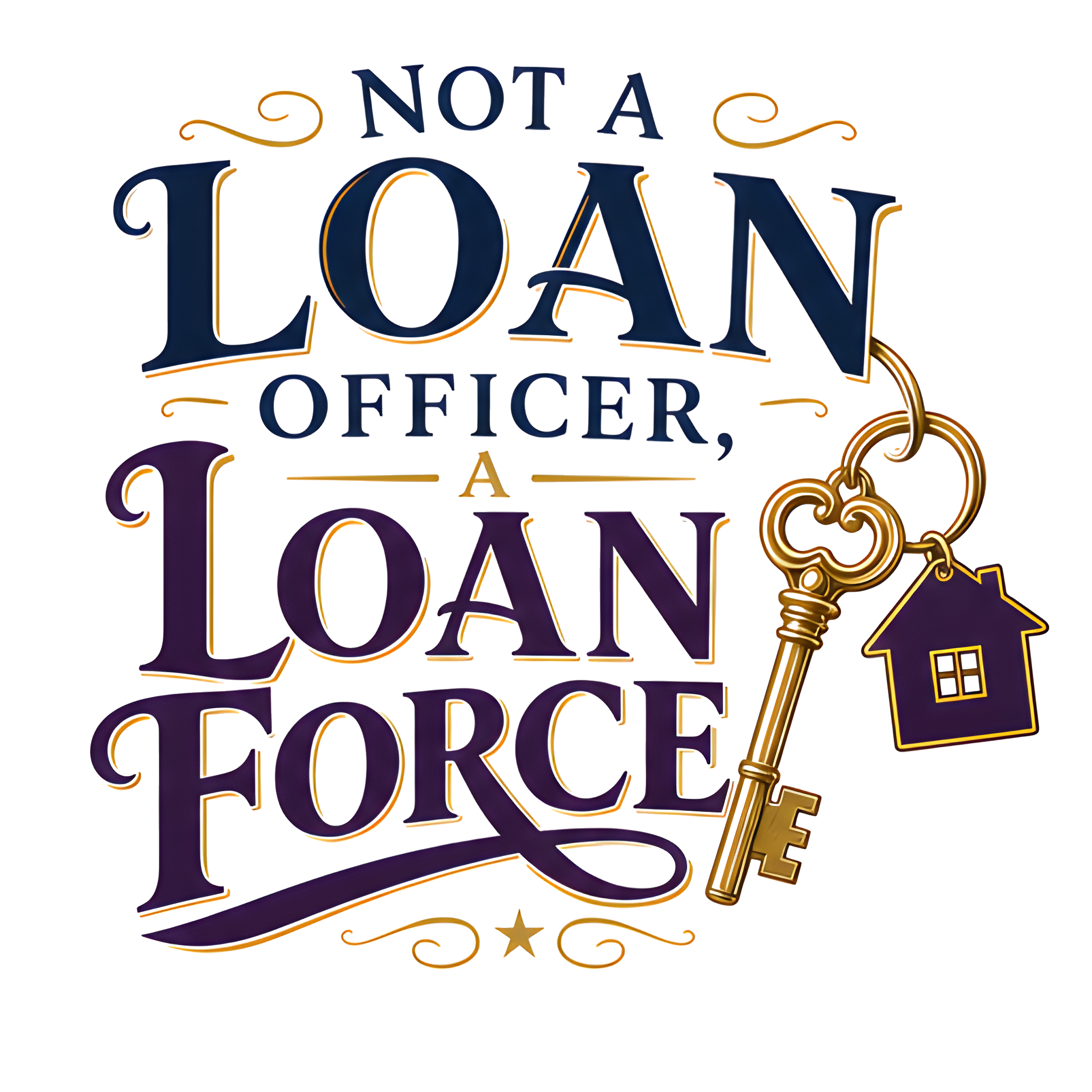 NOT A LOAN OFFICER, A LOAN FORCE original artwork