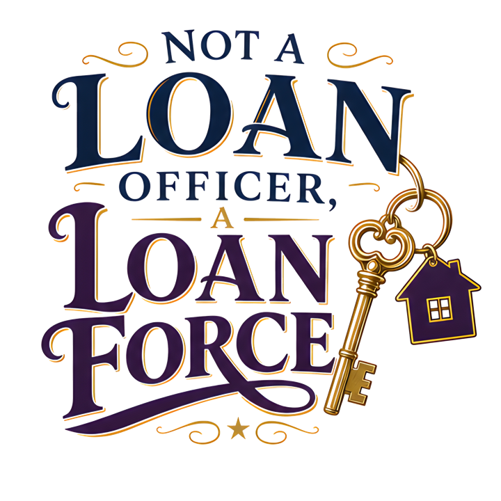 NOT A LOAN OFFICER, A LOAN FORCE — mortgage t-shirt design by Bazzai Studio