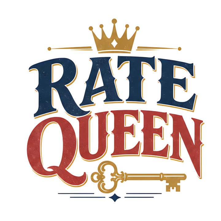 RATE QUEEN — mortgage t-shirt design by Bazzai Studio