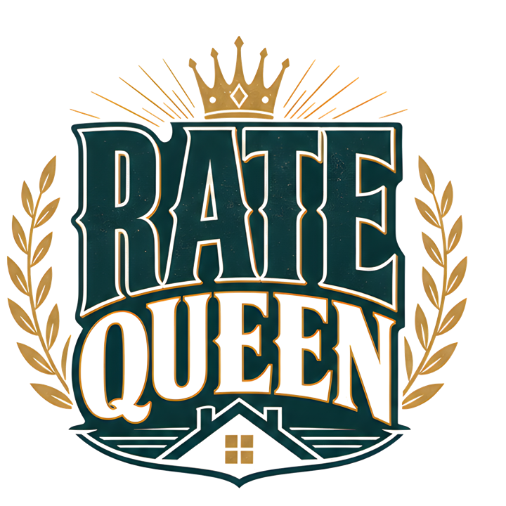 RATE QUEEN — mortgage t-shirt design by Bazzai Studio