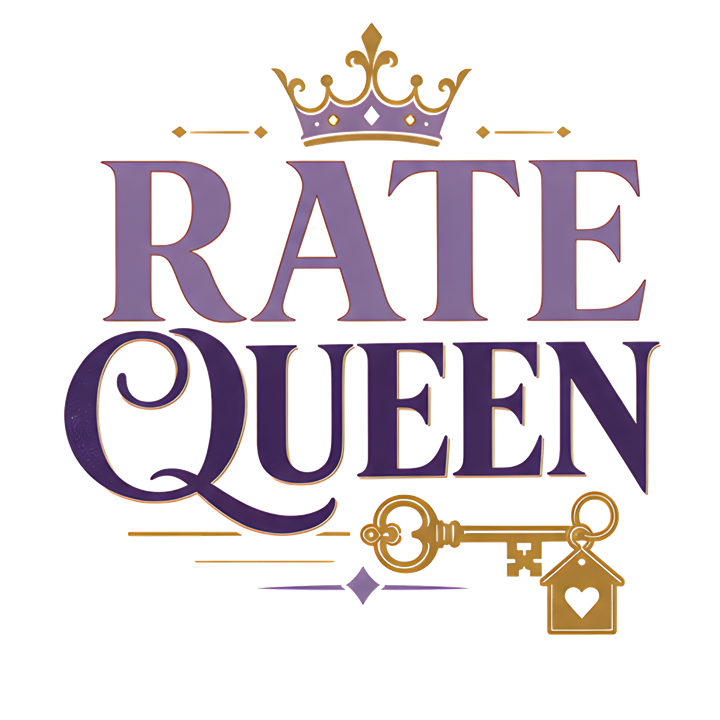 RATE QUEEN — mortgage t-shirt design by Bazzai Studio